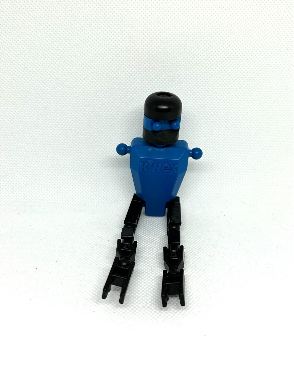 Vintage K’NEX Robot Figure – Blue Torso with Black Legs – Rare